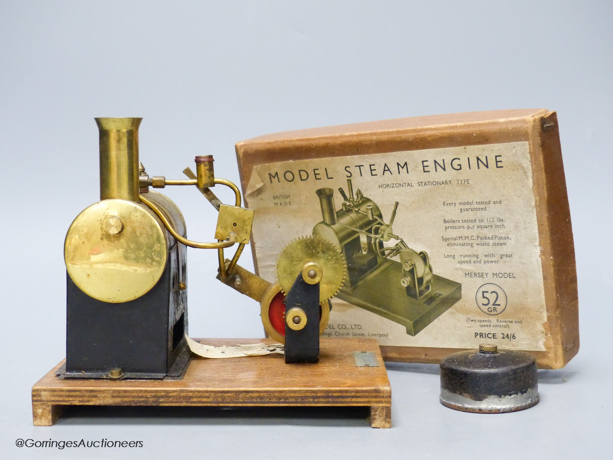 A boxed Mersey Model Co Ltd model steam engine